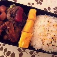 Snapdishの料理写真:旦那さんのお弁当|鹿川忍さん