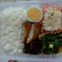 Snapdishの料理写真:魚フライ弁当|マリノさん