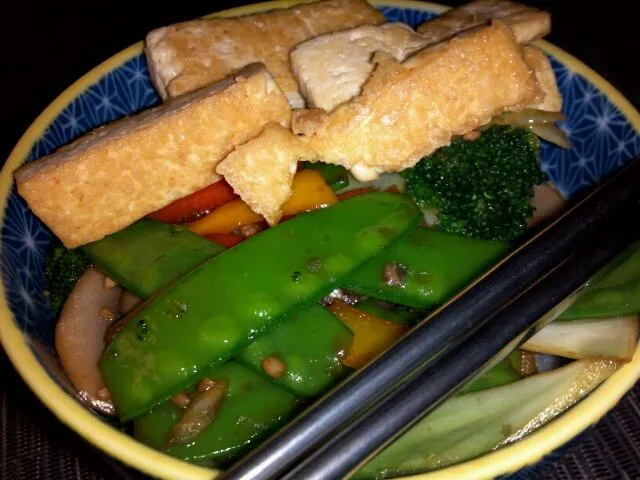 Stir-fried vegetables and tofu|Fluffycakes Dumplingfistsさん