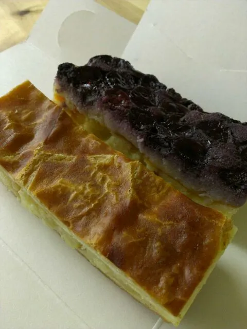 apple cinnamon slice and buleberry peach slice|Pei-chun Koさん