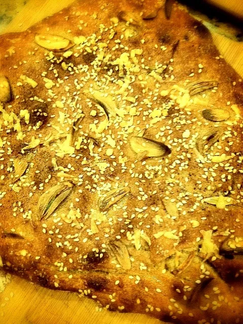 Garlic, sesame focaccia|Peter Simonさん