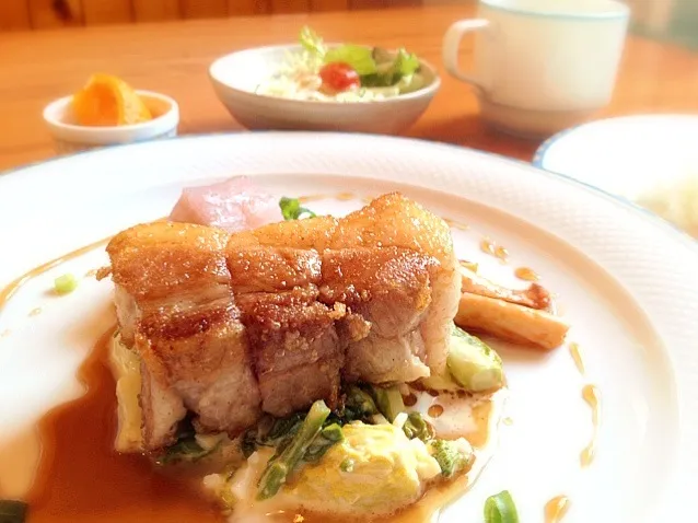 カフェの日替わりランチ|がちゃぴんぐーすさん