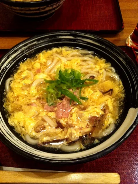 卵とじうどん|yamazatさん