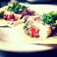 Snapdishの料理写真:mahi mahi tacos|Thomas Gray Eastinさん