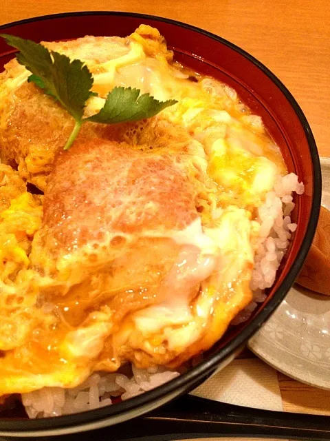 鶏カツ丼|ぷりたんさん