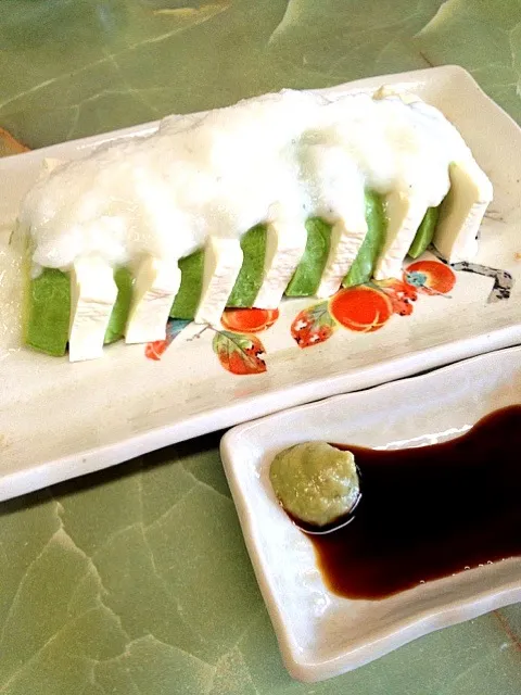 アボカドと豆腐の山かけ|きくりさん