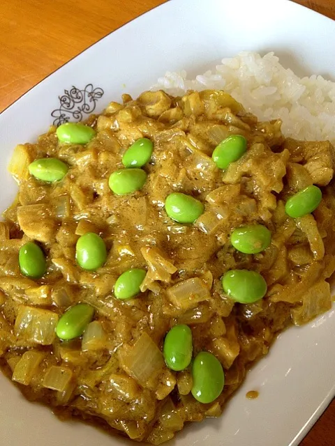 白菜と玉ねぎのミルクカレー|カウンター嬢さん