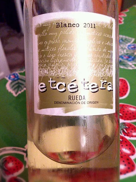 Etcétera, vi blanc verdejo, Rueda|silvia campasさん