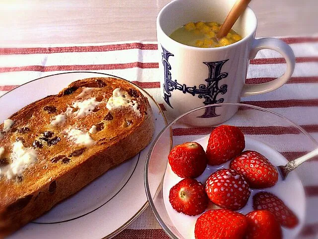 朝食|ひろみんこさん