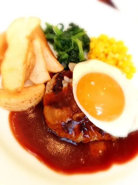 demi-glace hamburg🍳デミグラスハンバーグ@denny's|🌈Ami🍻さん