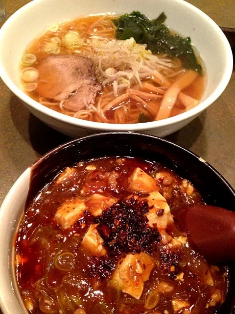 ラーメン・麻婆丼セット|伍龍やすさん