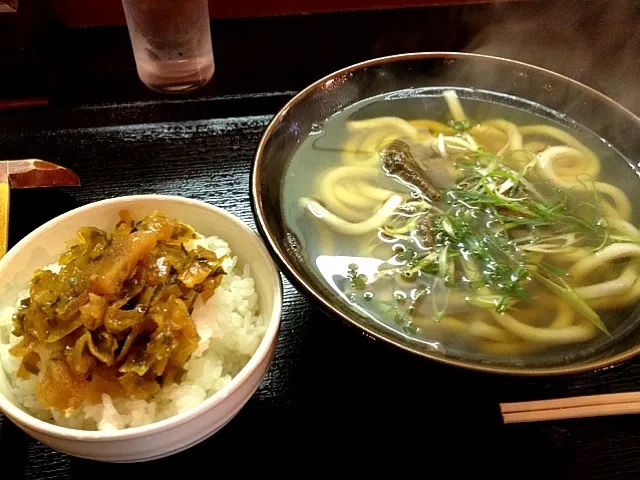 肉うどん、ねぶた漬ごはん|Kojiさん