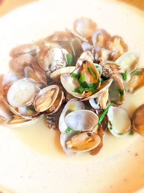 Steamed butter Clams🐚あさりのバター酒蒸し by chef hubby|🌈Ami🍻さん