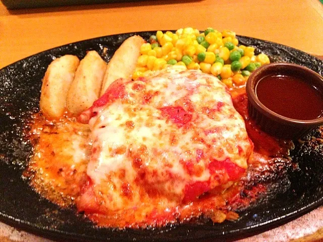 Grilled chicken with cheese & tomato sauce|Kattyさん