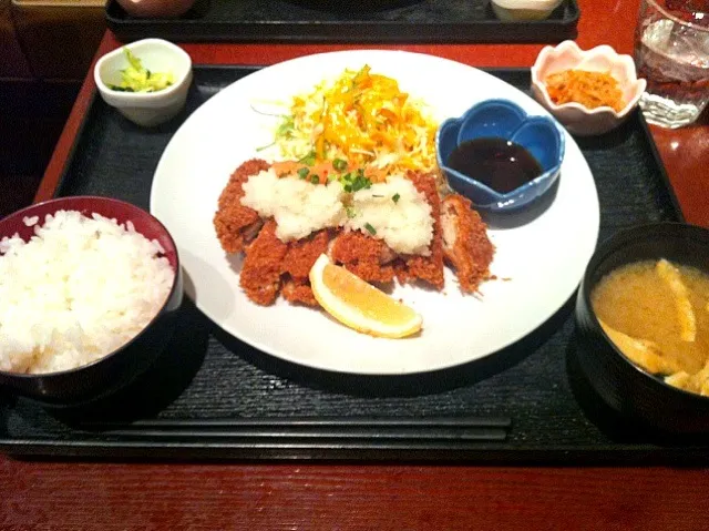 Snapdishの料理写真:おろしカツ定食 こめこめ屋|まいこさん