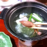 Snapdishの料理写真:ホタルイカのしゃぶしゃぶ|ayanoさん