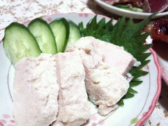 晩酌つまみ:鶏ムネ肉の塩糀ゆず風味|ゆぅさん