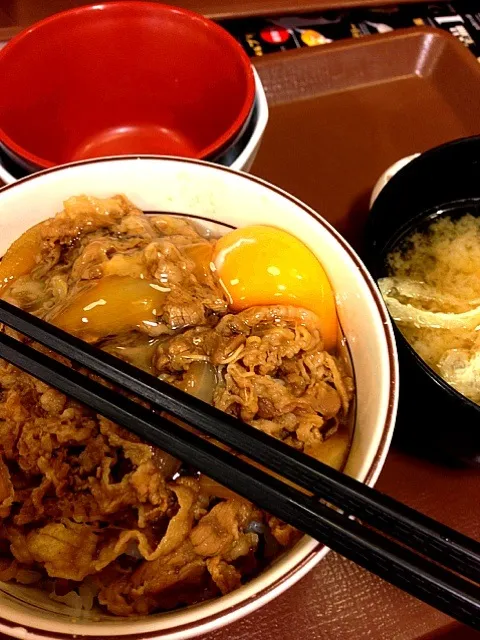 My mid snack!gyudon!!!:)|Dezza Tsuchiyaさん