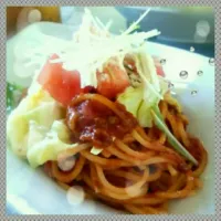 Snapdishの料理写真:ミートスパゲティ♪|teikoさん