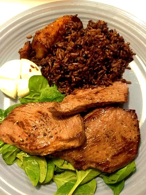 Steak/Rice&BlackBeans|Carlos Baezさん