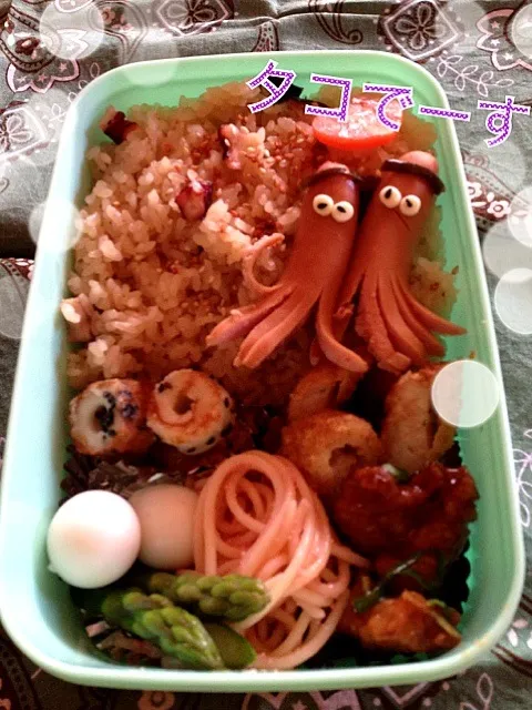 息子のタコめし男子弁当🐙|きょうこさんさん