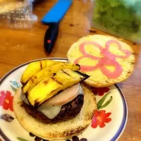 Grilled mango chipotle burger|Peter Altmanさん