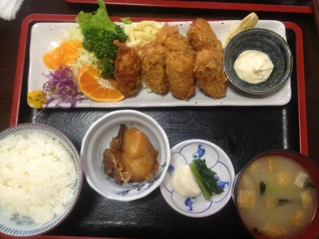 カキフライ定食|じゅんママさん