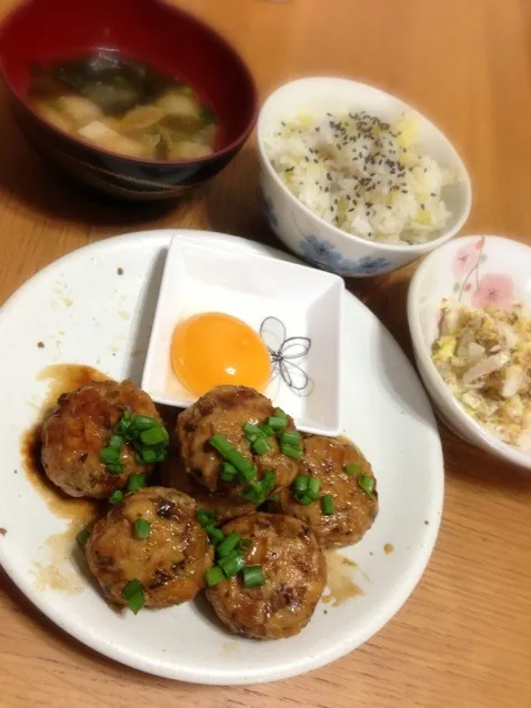 つくねANDサツマイモご飯|休日限定ままさん