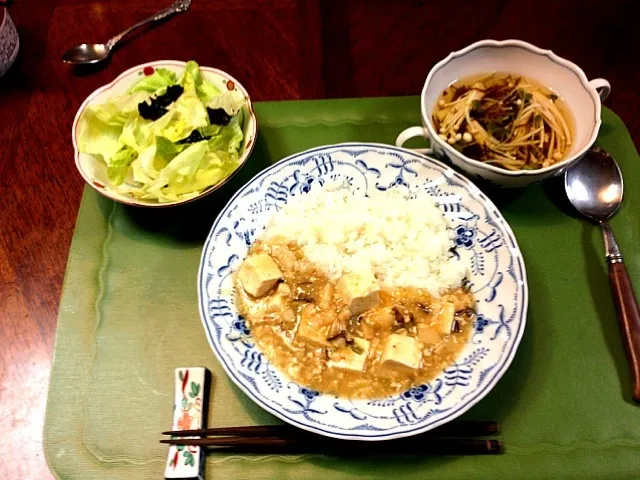 肉なし麻婆豆腐|ももさん