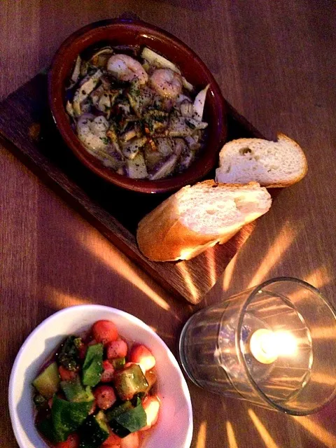 海老ときのこ  マリネ|れいさん