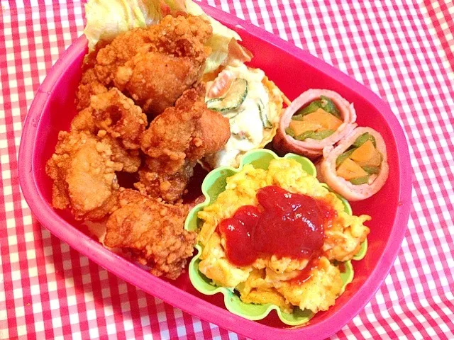 たっぷり唐揚げ弁当|kysbooさん