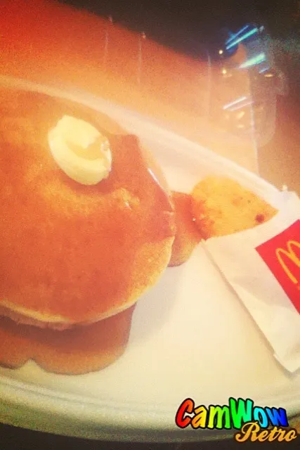 😋Pancakes and hash browns from McDonalds😋|hannahさん