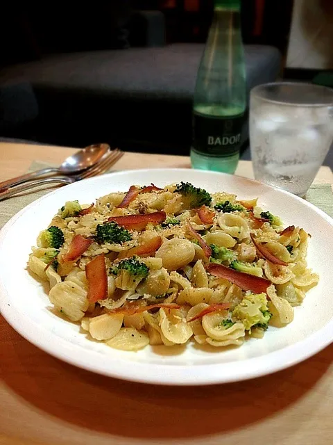 Orecchiette with abalone,broccoli,bottarga and breadcrumb|rick chanさん