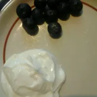 Blueberries and Greek Yogurt.|Brittini Fogleさん