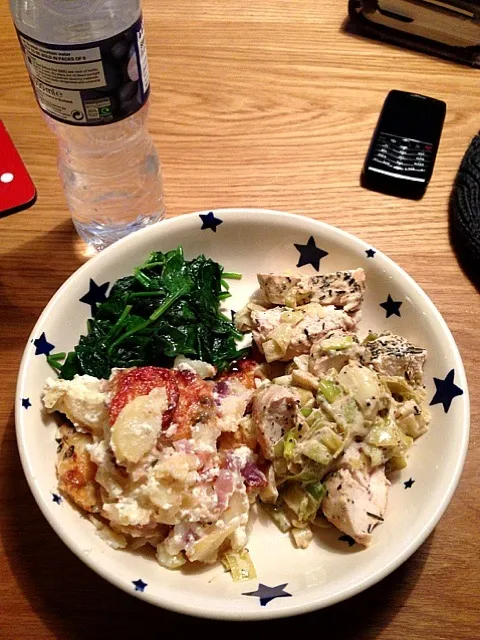 Mustard Chicken, Dauphinoise Potatoes & Spinach|Ella Thompsonさん