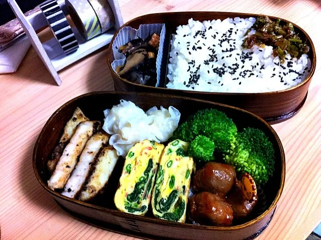 Snapdishの料理写真:本日の彼氏くんお弁当。|ねこ。さん