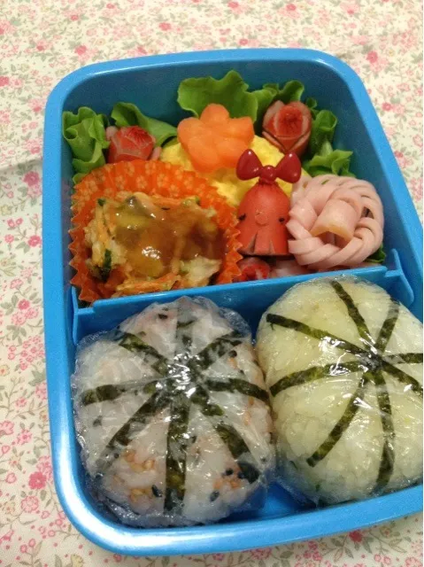 手毬おにぎり弁当|波夜乃さん