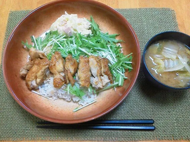 Snapdishの料理写真:チキンの照り焼き～カフェ風～|和恵さん