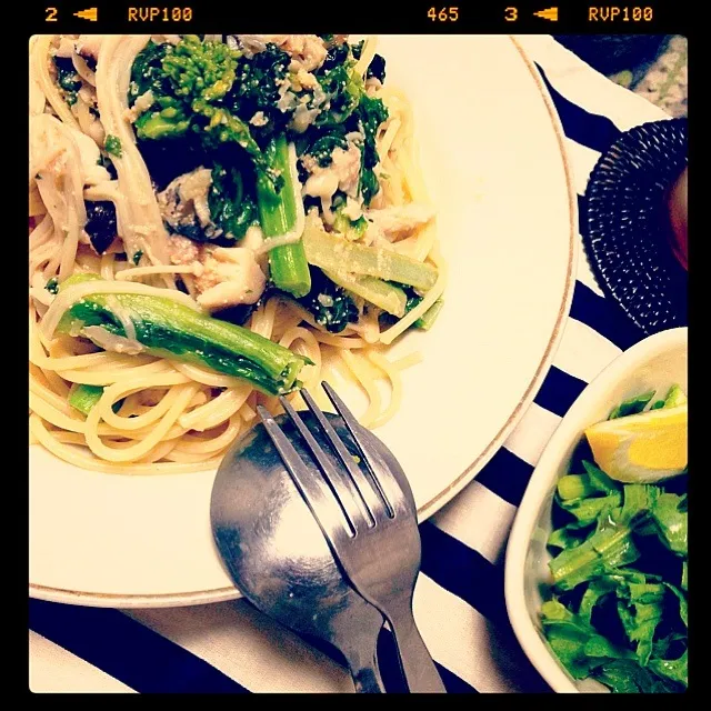 今日のトモコンダテは子持ち鰈と菜の花のパスタ♪|🇯🇵ともこちゃん。さん