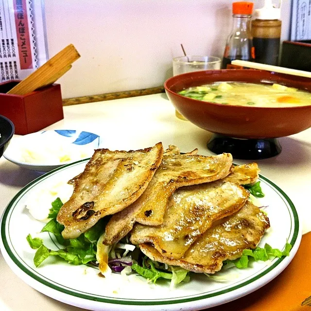 豚バラ定食|かじぃさん