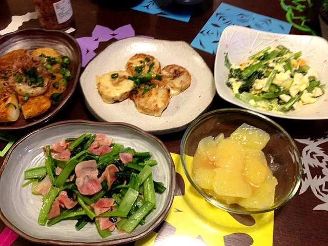 Snapdishの料理写真:3月18日晩ご飯|りりんさん