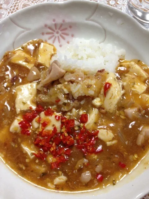 Tofu with chicken and fresh chili|sumagaさん