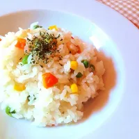 炊飯器でピラフ|なっさんさん