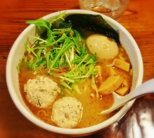 鶏の穴 (池袋)3月限定梅のラーメン「鶏・竹・梅」ヾ(･∀･)ﾉスーパーうまーい！|りん蔵さん