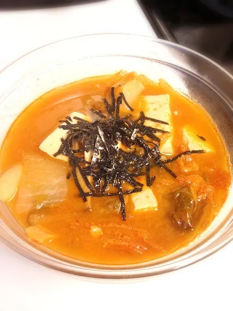 Kimchi n Tofu Soup in a snowing day :)|Lukkaew_Lkさん