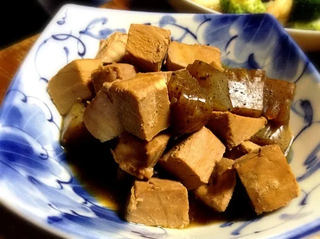 マグロとこんにゃくの煮物|RIEママさん