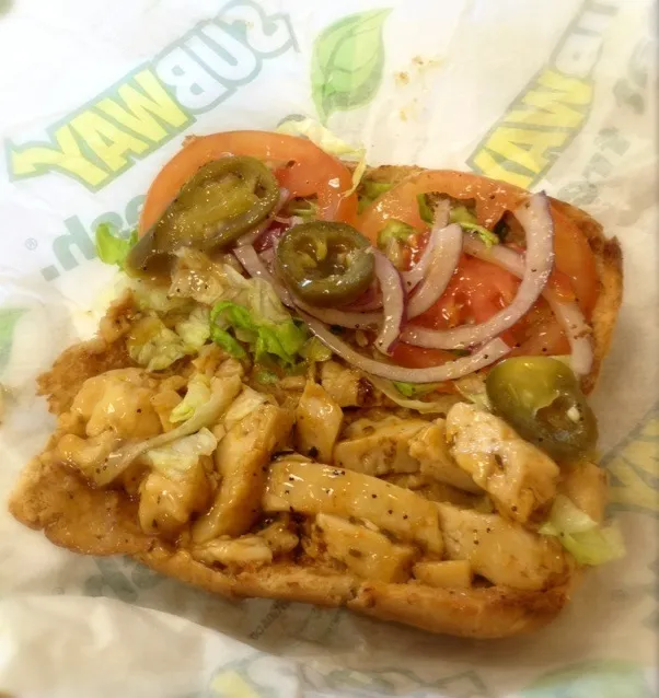 Sweet Onion Chicken Teriyaki Sandwich From SubWay|Romeoさん