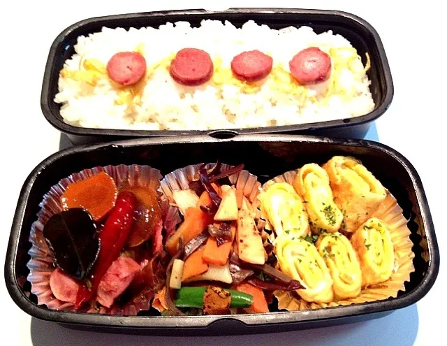 Snapdishの料理写真:火曜日・お弁当・2013年3月19日・|yanNaさん