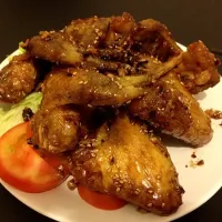 Honey soy sauce chicken wings|genko choutamaさん