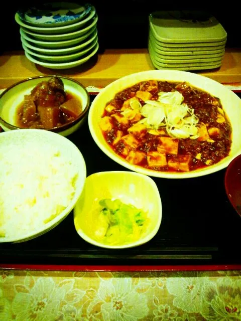 麻婆豆腐定食|みりさん